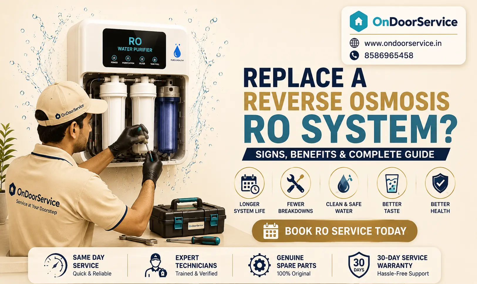 When to Replace a Reverse Osmosis (RO) System