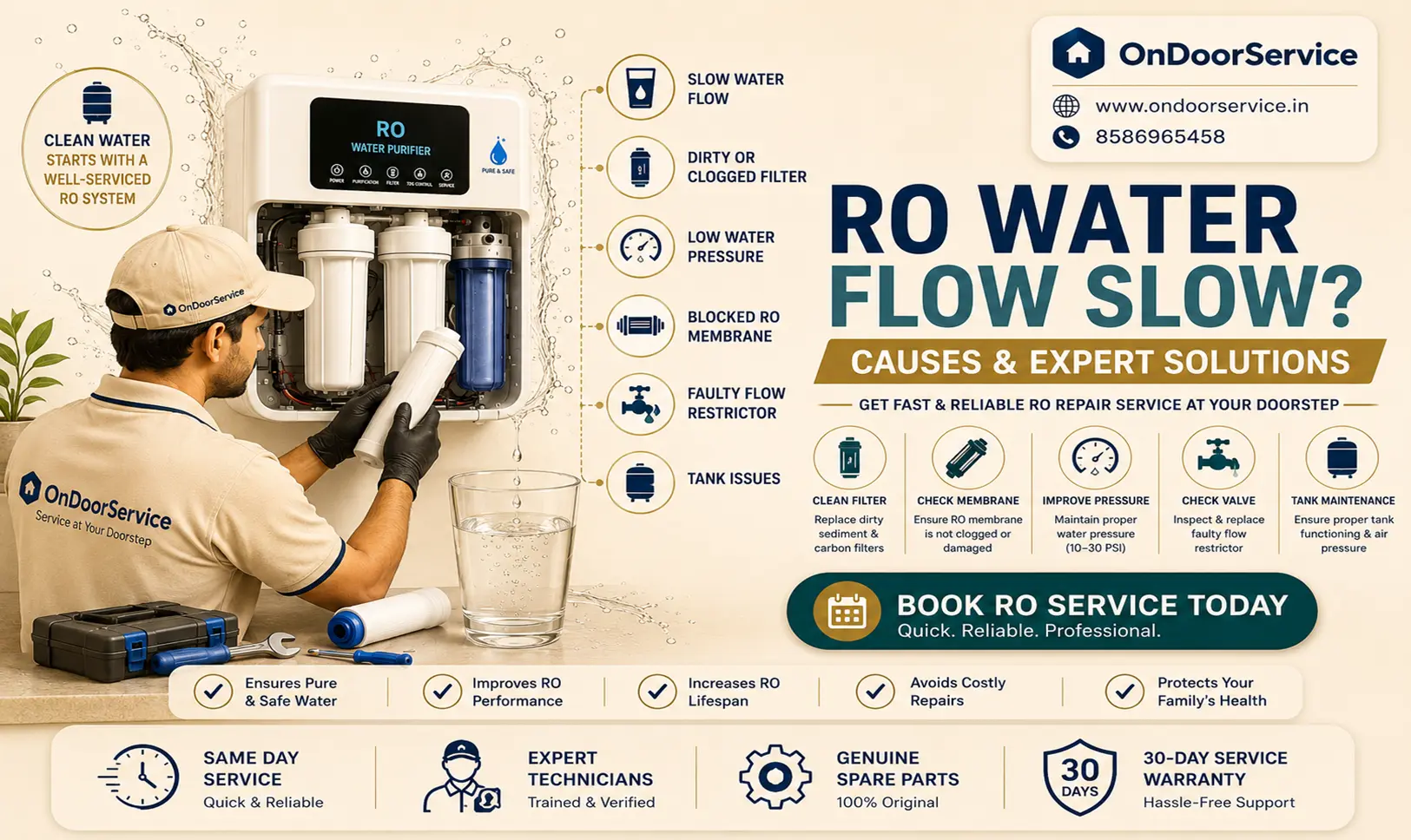 RO Water Flow Slow