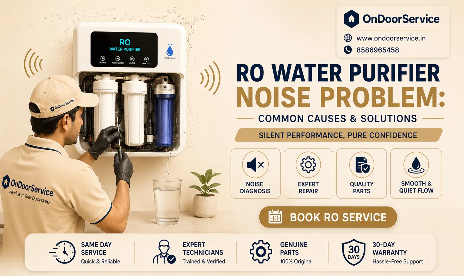RO Water Purifier Noise Problem